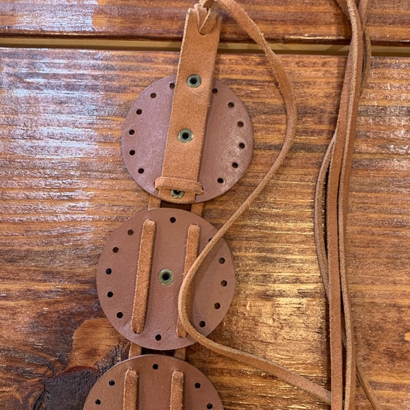 Vintage Boho Floral Leather Belt - Picture 9 of 16